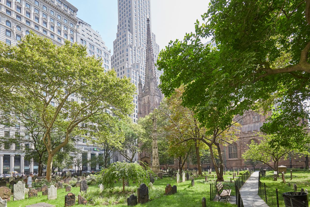 Charlotte Temple's grave was once the most popular at Trinity Churchyard, but today famous neighbors like Alexander Hamilton get more attention.
