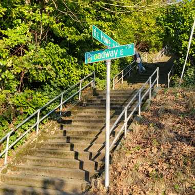 Near the top of the stairs (January 2025)